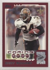 2000 Topps Season Opener Coming Soon Ricky Williams #200 08uq