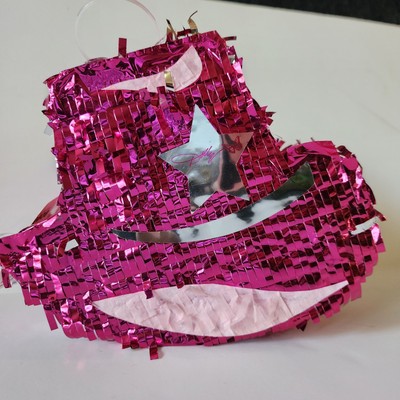 Dolly Parton Pink Cowboy Hat Party Pinata Country Music - Party Supplies