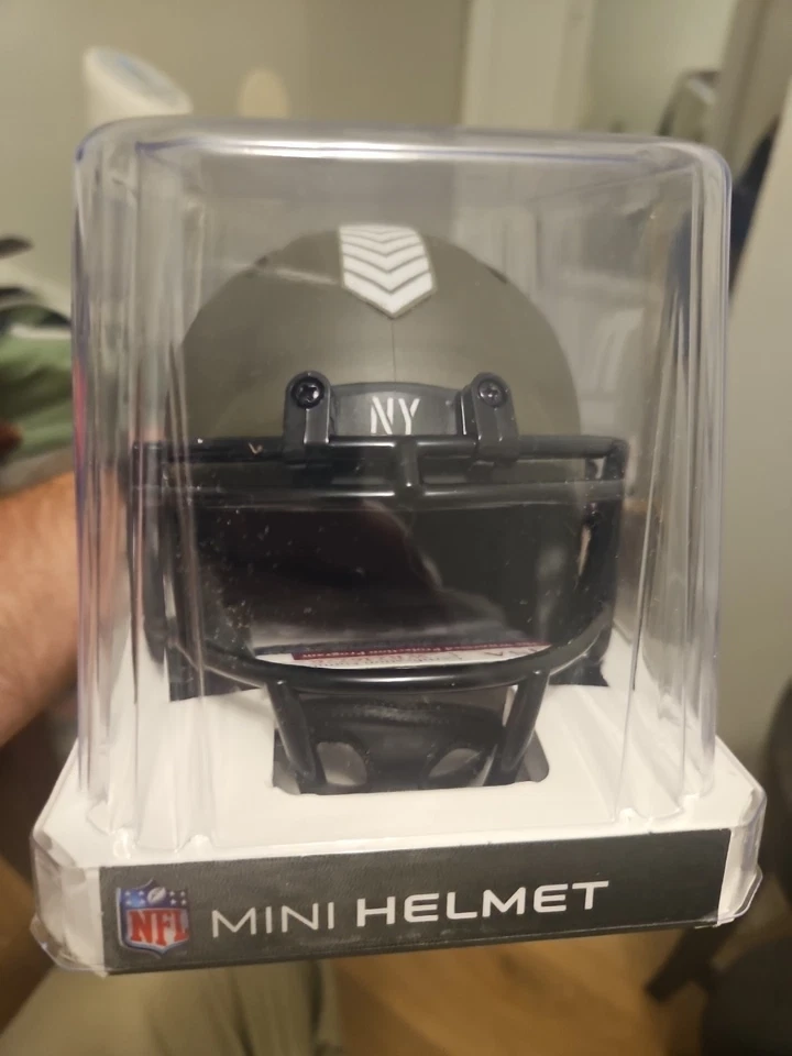 Lawrence Taylor Autographed Signed Giants Salute to Service Mini Helmet JSA RARE - Image 3 of 4