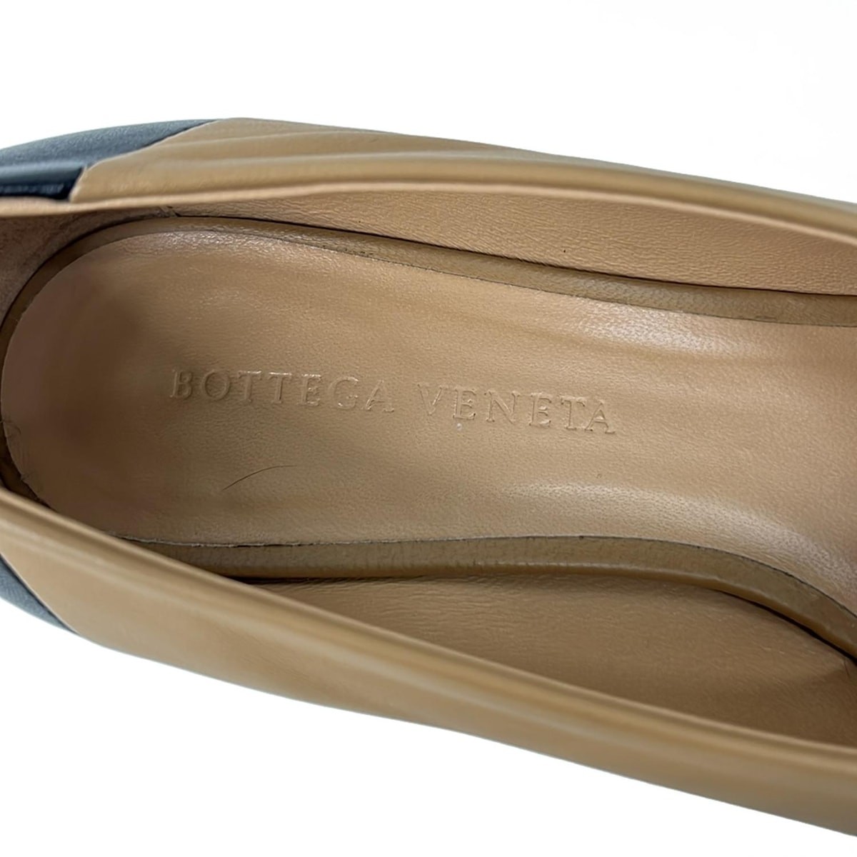 BOTTEGA VENETA - Brown Black Leather Women's Pumps thumbnail 5