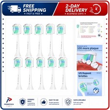 Philips Sonicare Replacement Toothbrush Heads 10 Pack Soft Blue