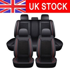 For Honda Civic Accord Full Set  5-seat Car PU Leather Seat Covers Front+Rear AK