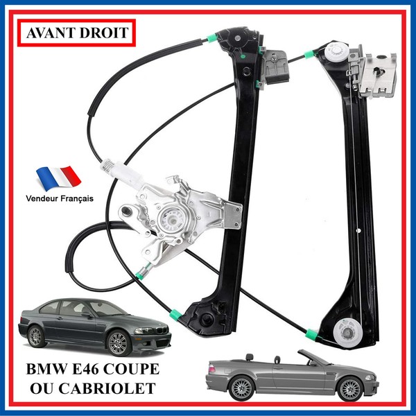 Fensterheber-Mechanismus Elektrisch Vorne Rechts FüR BMW 3Er E46 Cabriolet-image