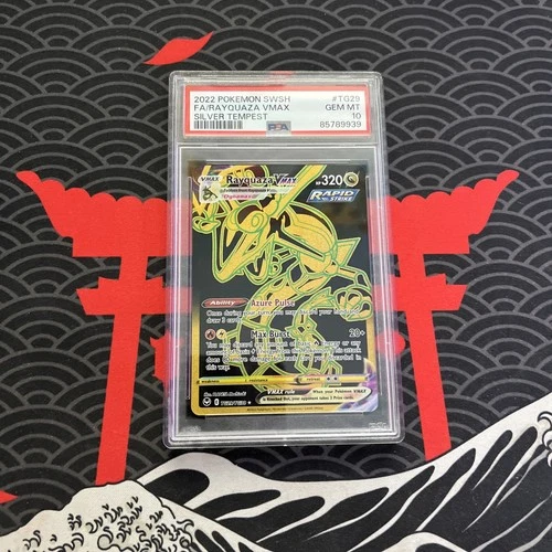 2022 Pokémon Rayquaza Vmax TG29 PSA 10