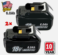 6AH 6.0AH Lithium Battery For Makita 18V LXT400 BL1860 BL1830B BL1830