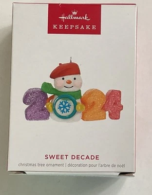2024 Hallmark 5th Sweet Decade Series Keepsake Christmas Tree Ornament NEW