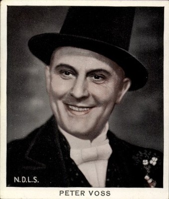 Sammelbild Schauspieler Peter Voss, Portrait, Bild Nr. 80 - 10938161