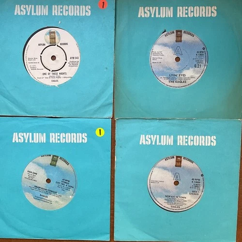 JOB LOT - THE EAGLES / FREY / HENLEY  - 8  x 7 “ SINGLES - ALL LISTED