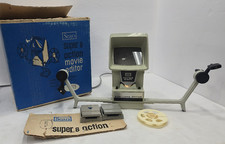 Vintage Sears Super 8 Movie Editor in Original Box/AC cable, FOR PARTS/REPAIR