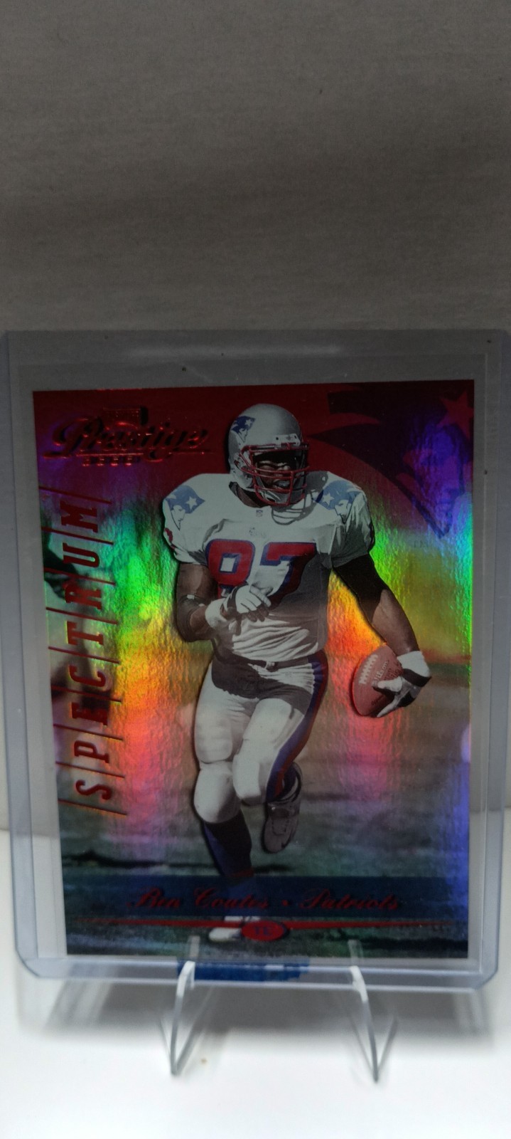 2000 playoff prestige ben coates red spectrum #/ 100