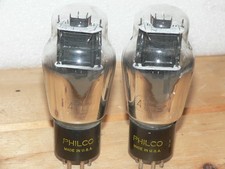 2 Philco 47 Tubes USA -TEST GOOD-SAME CODE-NOS TEST