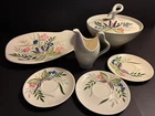 Red Wing pottery country garden