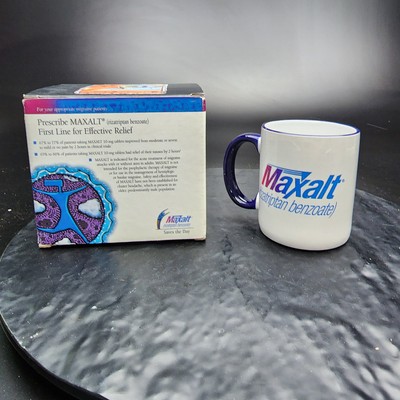Maxalt Acute Migraine Relief Coffee Mug Rizatriptan Benzoate Cup