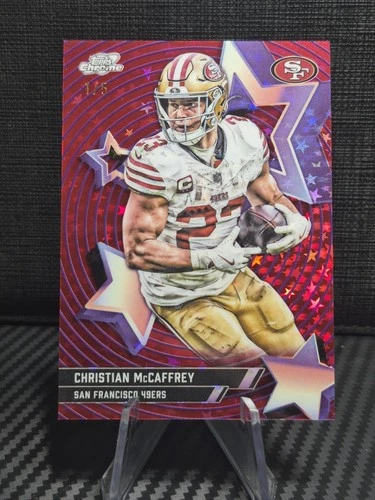 2025 Topps Cosmic Chrome Christian McCaffrey Base (RAW)