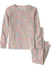 Girl 2-piece Pajamas made with Organic Cotton, Spring Floral, 9M
