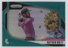 2025 Panini Prizm LIV Golf Horizontal Variations Teal 267/275 Matthew Wolff 17uv
