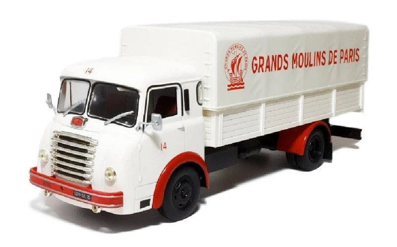 Altaya - 1:43 - Lot de 2 camions, 1 camion transporteur de