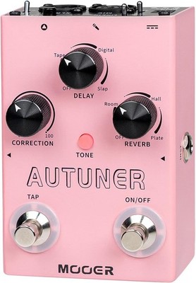 MOOER Autuner Vocal Effects Processor Voice Pedal Pitch Correction 