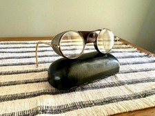 1920's American Optical Safety Glasses  AO Steampunk Eyewear With Case