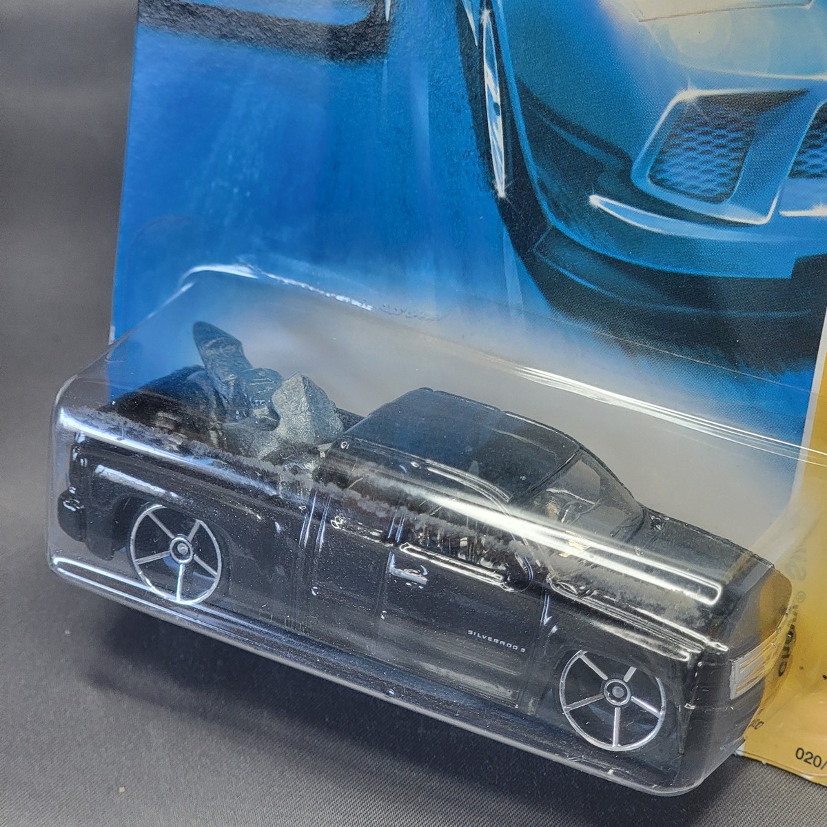Hot Wheels Chevy Silverado With Motorcycle Black 2007 NEW MODELS
