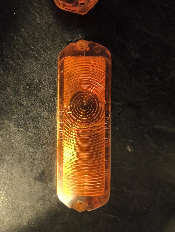 NEW 1963 CHEVROLET IMPALA SUPER SPORT BELAIR BISCAYNE - PARK LIGHT LENSES - PAIR - Image 3 of 4