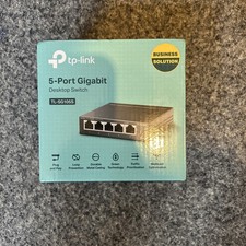 TP-Link TL-SG105S Ethernet Network Switch 5 Port Gigabit Desktop Switch