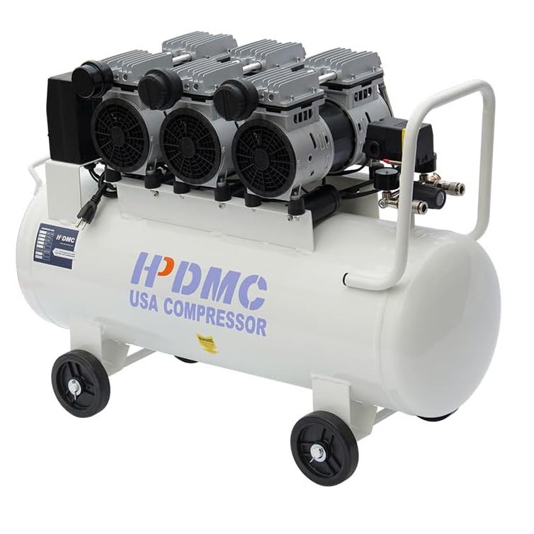 Ultra Quiet Air Compressor, 3 HP Oil Free Peak for Home, Gar