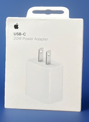 Genuine Apple 20W USB-C Power Adapter Wall Charger White