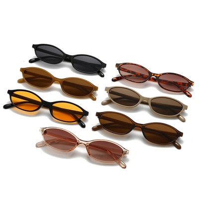 Trendige Retro Sonnenbrille ovales Gestell perfekt, um Ihren Stil jederzeit zu verbessern