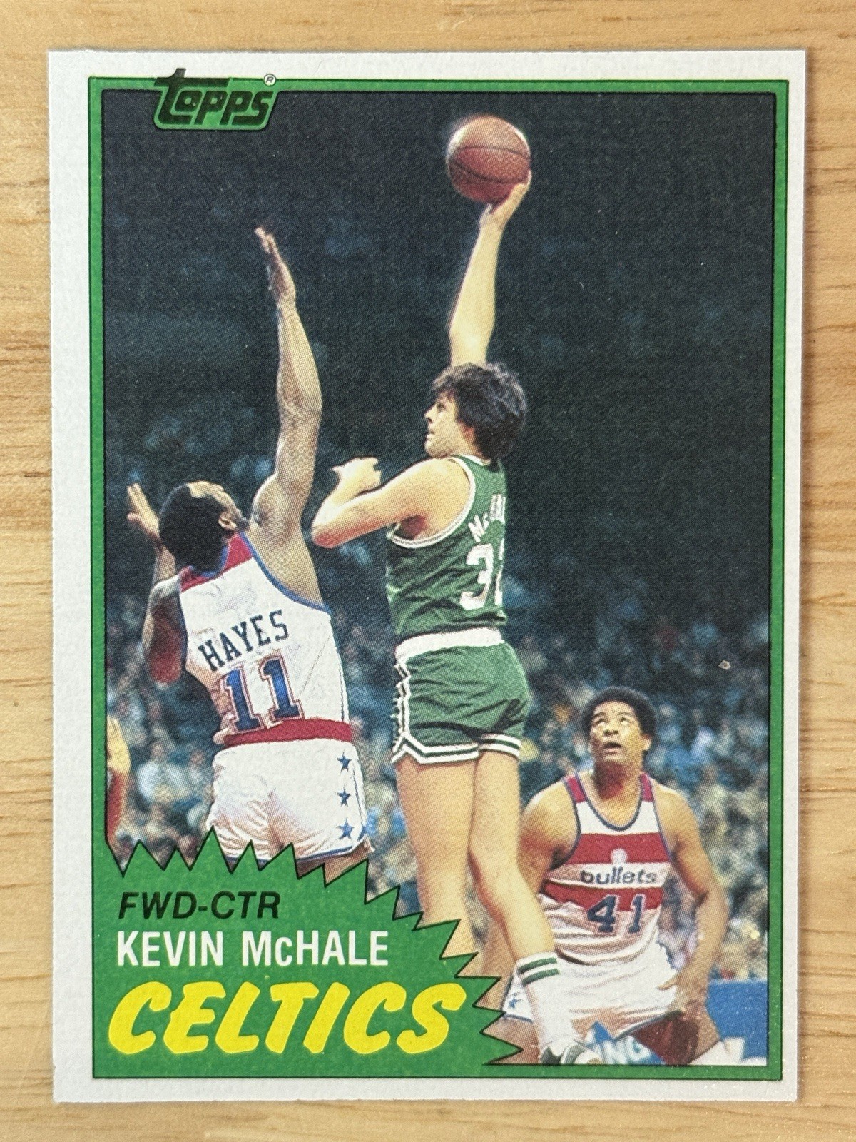 1981-82 Topps Kevin McHale Rookie Card #75 Boston Celtics HOF