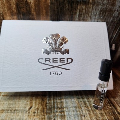 Creed Silver Mountain Water Unisex VIAL 0.06oz/ 1.7 ml Edp Spray New On Card