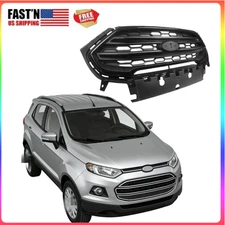 New Front Bumper Grille Grill Assembly Black For 2018-2022 Ford EcoSpor