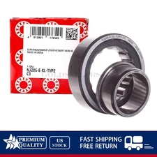 Cylindrical Roller Bearing 25*52*15mm Fits For FAG NJ205 E XL TVP2 C3 US