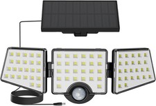 Solar Security Lights Outdoor Motion Sensor, 1200LM Solar Flood Lights with Sep