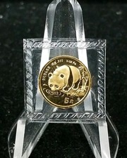 1987 China Panda 1/10th oz 10 Yuan Gold Coin Original Plastic/ Gem!!! #6967
