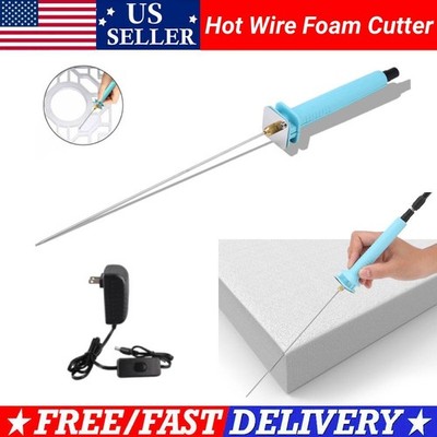 24W 7.9'' Electric Foam Cutter Knife Hot Wire Foam Polystyrene Cutting Pen Tool