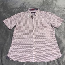 Ted Baker Men's Short Sleeve Button-Up Shirt Size Xl