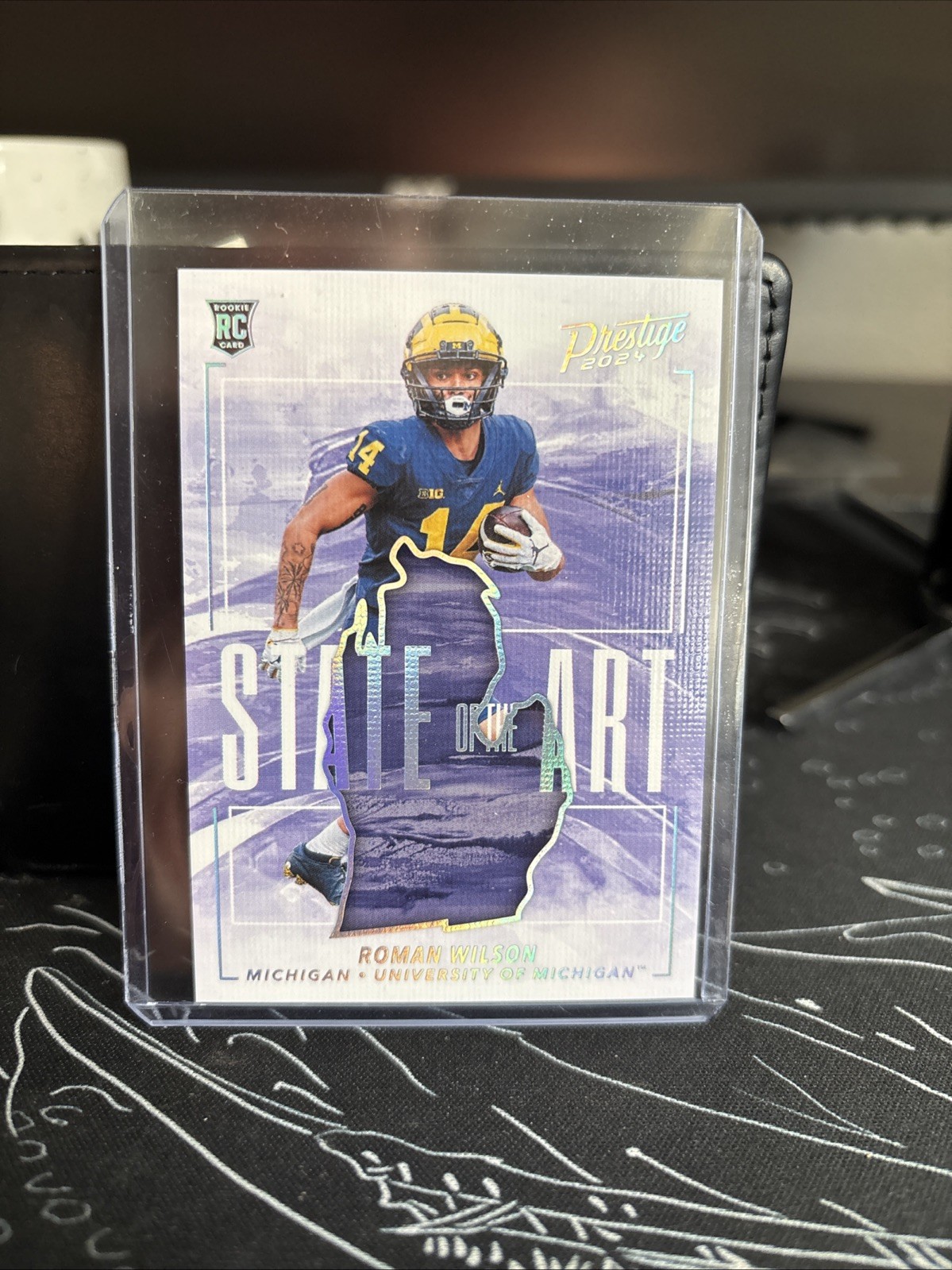 2024 Panini Prestige State of the Art Roman Wilson (RC) #SA-RWL Case Hit 🎯