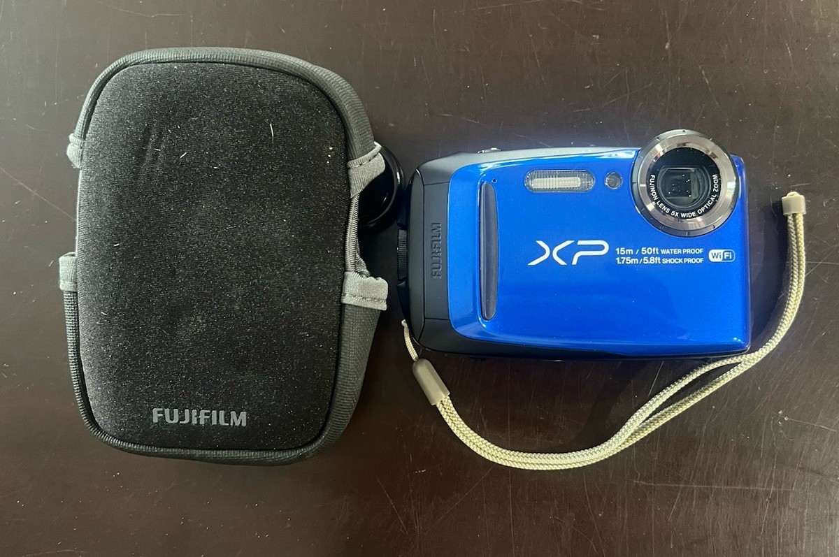 FUJIFILM FinePix XP90 Digital Camera (Blue) with FUJI FILM FinePix