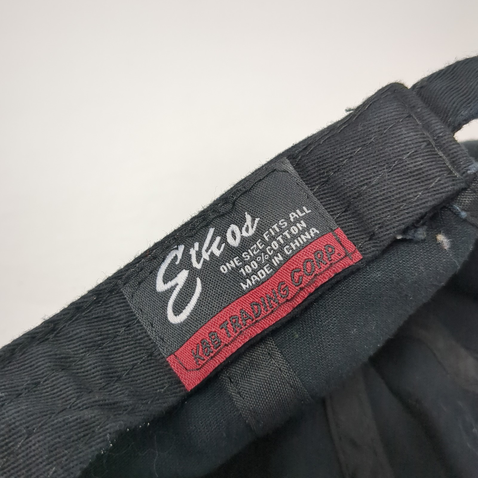 Ethos Slideback Hat Solid Black One Size Adjustab… - image 8