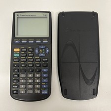 Texas Instruments TI 83 Graphing Calculator  Black  Tested With Cover