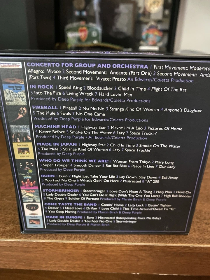 Deep Purple the Complete Albums 1970-1976 Box Set CD (Oct 2013, 10-Disc) - Image 2 of 4