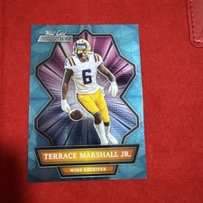 Terrace Marshall Jr. 2021 Wild Card Alumination Blue Parallel RC Card #ABC-13 