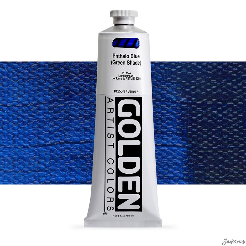 Golden Heavy Body Acrylic Paint 148ml Phthalo Blue Green Shade Artist Colour