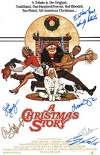 Multiple Autographed A Christmas Story 11 x 17 Poster