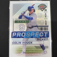 2024 Panini Prospect Edition - Colin Houck #114 Silver Prizm Signatures (AU, RC)