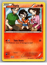 Tepig Common Legendary Treasures 25/113 on eBay