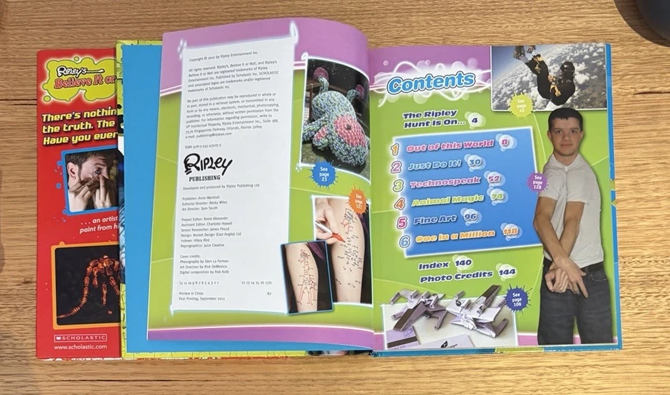 Ripleys Believe It Or Not 2012/2013 2 x Book Special Edition Hardcover Free Post - image 3 of 4