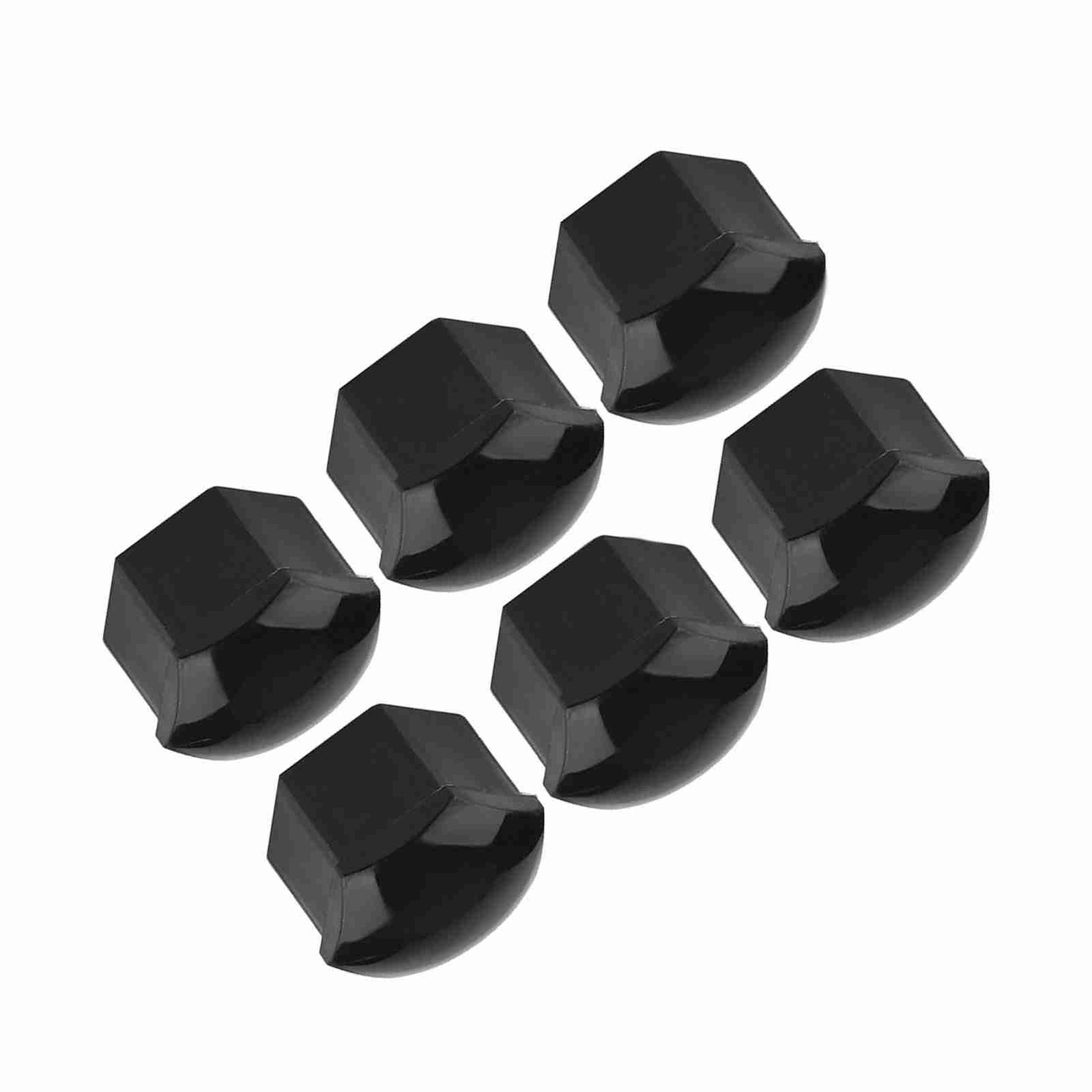 ⁺Black 20pcs 19mm Car Wheel Nut Caps Auto Hub Screw Cover Bolt Rims Exterior.