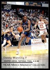 2014-15 Upper Deck NCAA March Madness Danny Manning #DM-2 Kansas Jayhawks